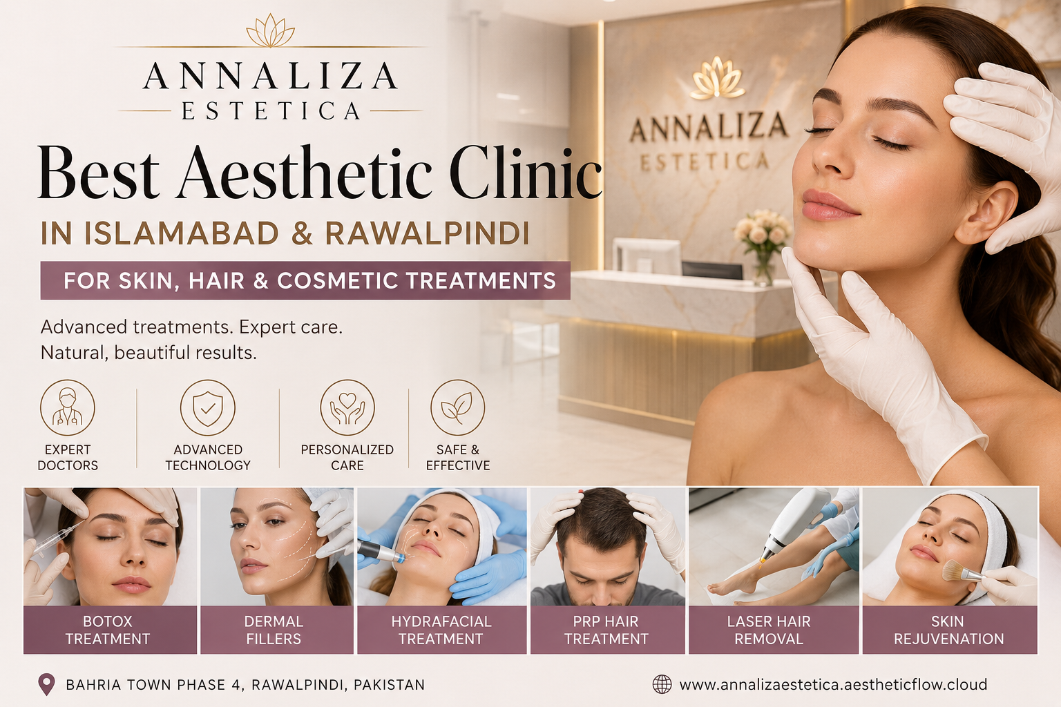 Best Aesthetic Clinic in Islamabad & Rawalpindi for Skin & Cosmetic Treatments