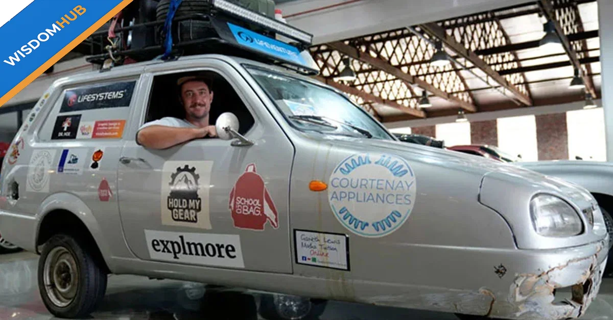 Two Adventurers Set Record Driving Three-Wheeler from London to Cape Town